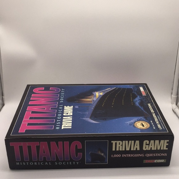 Titanic Historical Society Trivia Board Game Vintage 1998 - Picture 2 of 11